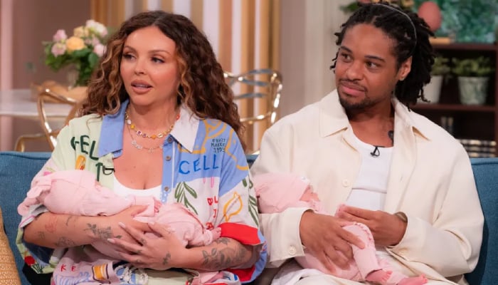 Jesy Nelson and Zion Fosters twin baby girls were