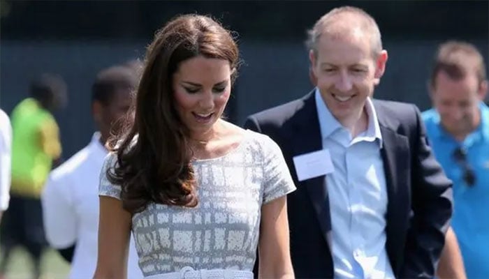 Kate’s heels didn’t hold her back as she impressed William with her sporting skills