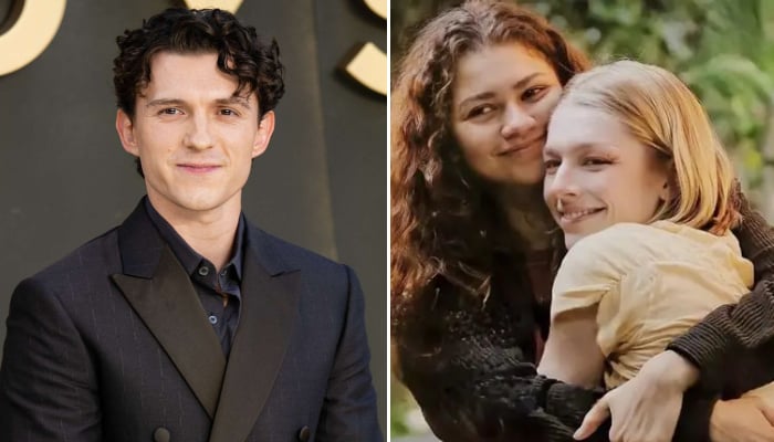 Tom Holland captures sweet moment between Euphoria costars Zendaya and Hunter Schafer