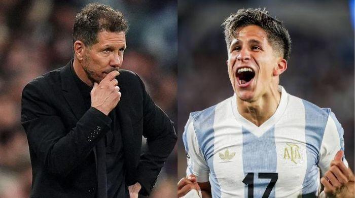 Giuliano Simone starts for Argentina 28 years after his dad got Beckham sent off 