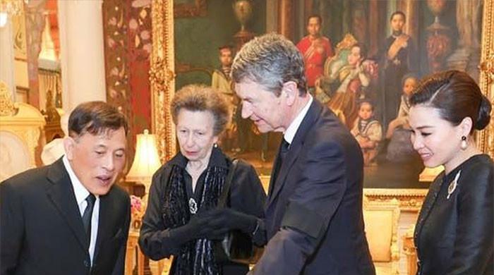Princess Anne meets Thai King before sharing football message in Bangkok