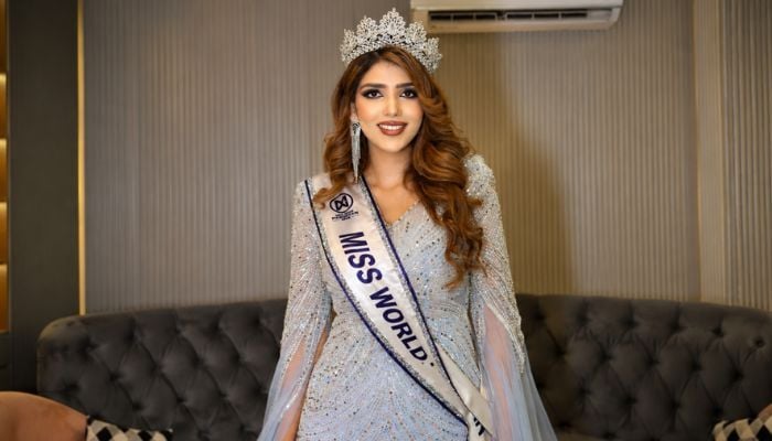 Miss World Pakistan 2026 Anniqa Meraj can be seen in this undated image. — www.missworld.com