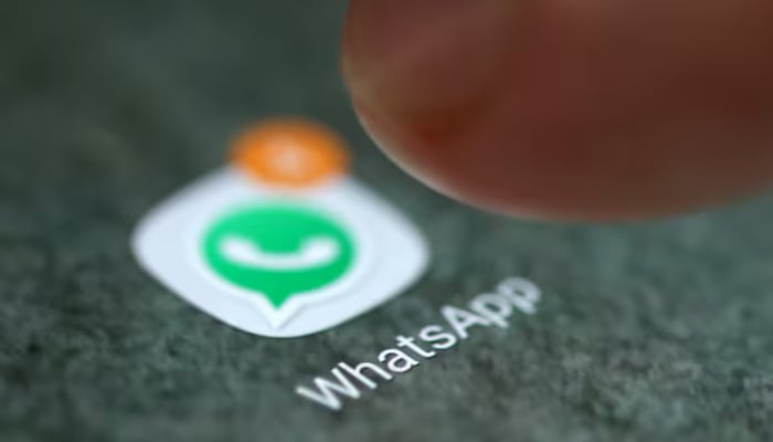 The WhatsApp app logo is seen on a smartphone in this picture illustration taken September 15, 2017. — Reuters