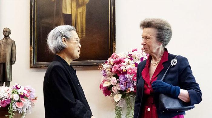Princess Anne's special Thai accessory and PM meeting featured in new Palace update