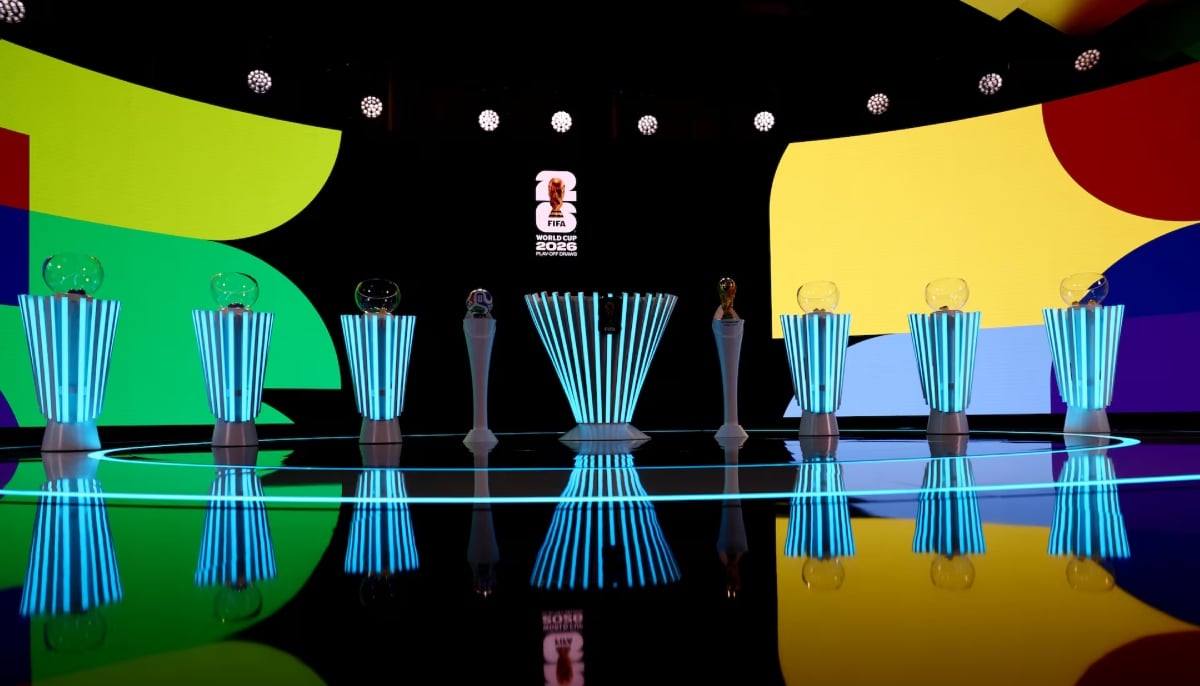 General view as the original FIFA World Cup trophy is kept on display before the draws on November 20, 2025. — Reuters