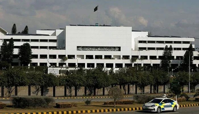 A general view of the Parliament building in Islamabad, Pakistan January 23, 2019. — Reuters