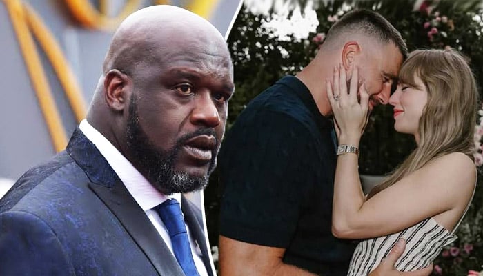 Taylor Swift, Travis Kelce get classy response from Shaq after snub
