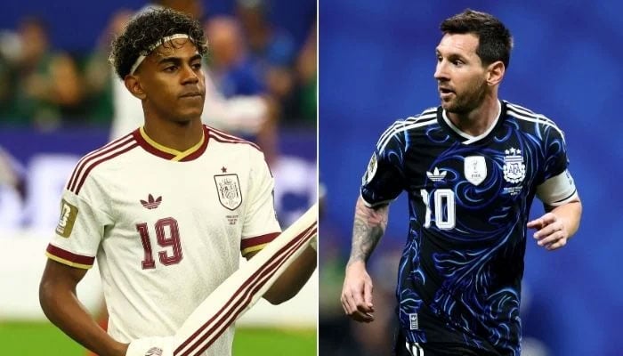 This combination of file photos shows Spains Lamine Yamal (left) and Argentinas Lionel Messi. — Reuters