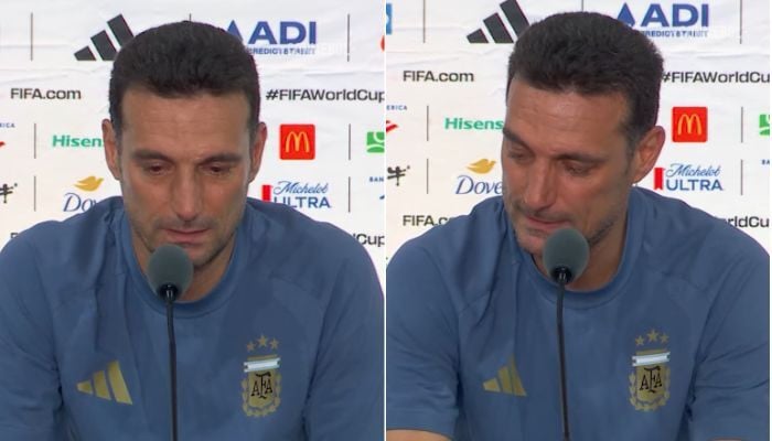 Scaloni leaves press conference in tears after World Cup final defeat  www.geo.tv
