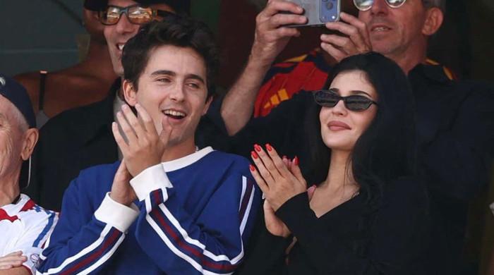 See Kylie Jenner, Timothée Chalamet get handsy at 2026 FIFA World Cup final
