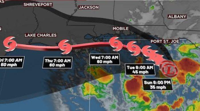 Tropical depression two forms in Gulf, expected to become Storm Bertha