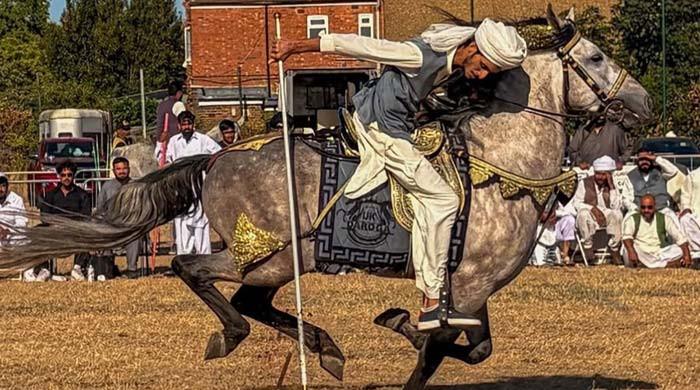 London hosts first tent pegging competition with riders from UK and Pakistan