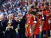 Trump mocked for lingering on stage during Spain's trophy celebration