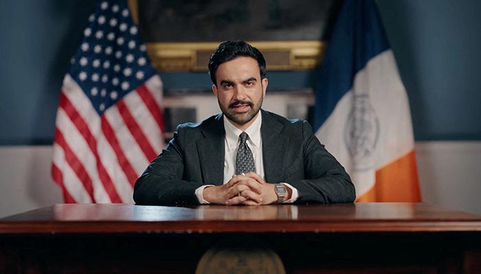 New York City Mayor Zohran Mamdani speaks about Israeli Prime Minister Benjamin Netanyahu at an unknown location, in this still image taken from handout video released July 21, 2026. — Reuters