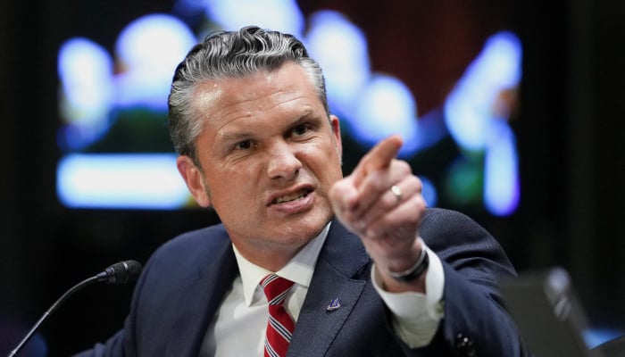 US Secretary of Defense Pete Hegseth gestures as he testifies during a Senate Appropriations Committee hearing on US President Donald Trumps supplemental funding request for the Department of Defense, in Washington, DC, US, July 21, 2026. — Reuters