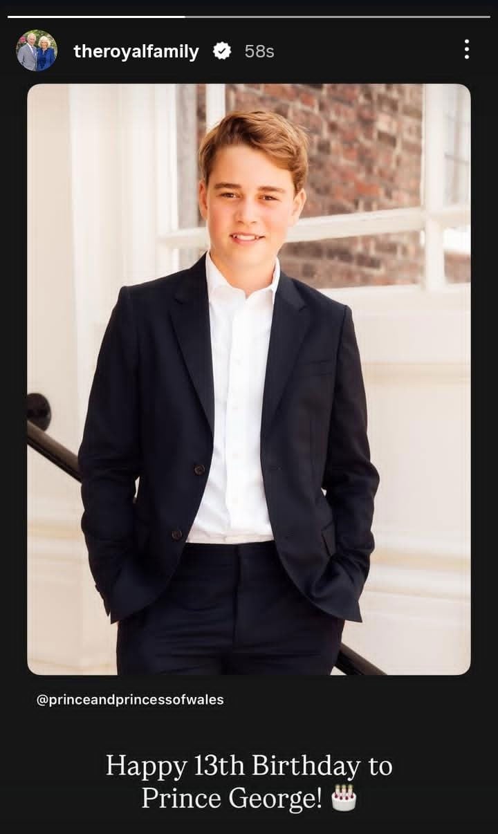 King Charles sends greetings for future king George as new stage begins