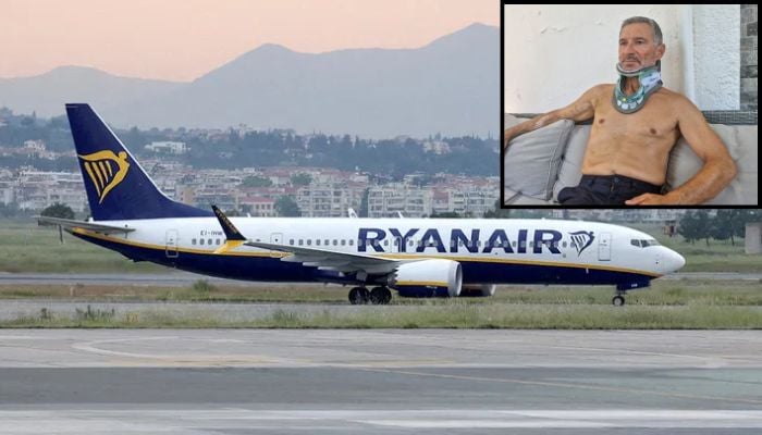 Ryanair passenger says he was partly sucked out of aircraft window: I am lucky