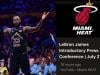 Heat say LeBron James 'introductory' presser video was accident—but fans aren't convinced