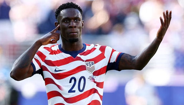 Folarin Balogun of the US celebrates scoring their first goal against Bosnia and Herzegovina San Francisco Bay Area Stadium, Santa Clara, California, US on July 1, 2026. — Reuters