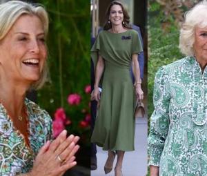 Kate, Camilla, Sophie turn green into royalty's biggest style statement