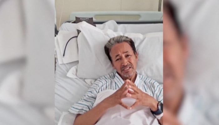A screengrab from a social media video released on July 22, 2026 shows Indian social activist Sonam Wangchuk. — Reuters