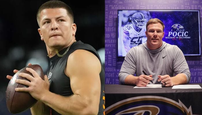 Diego Pavias stint with Ravens ends as team waives QB before camp; sign Ethan Pocic