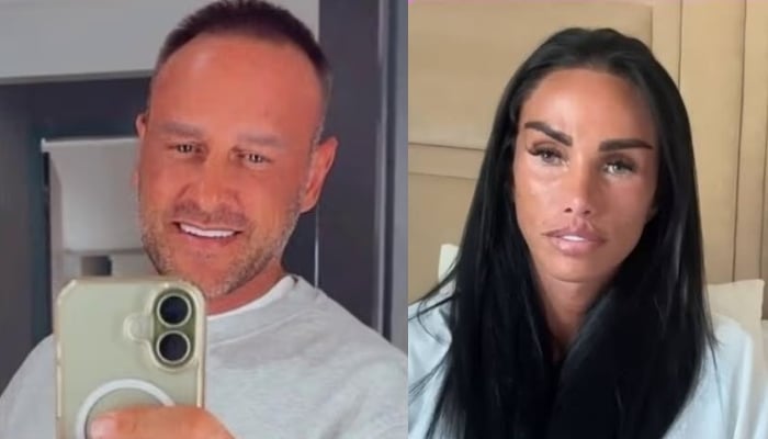 Despite the turmoil surrounding her marriage, Katie still shared a photo of Lee on Facebook