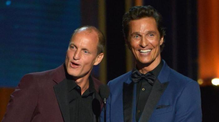 Matthew McConaughey teases at blood connection to bestie Woody Harrelson