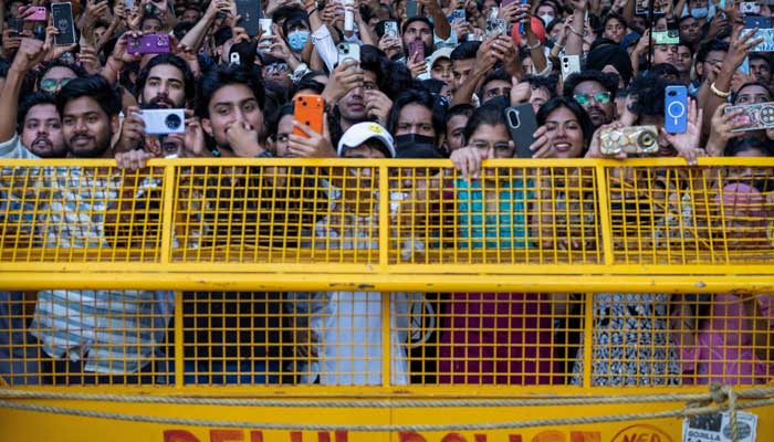 Supporters of Indias Cockroach Janta Party celebrate after Indias Education Minister Dharmendra Pradhan resigned following days of protests demanding his resignation over National Eligibility cum Entrance Test (NEET) examination paper leaks, in New Delhi, India, July 25, 2026. — Reuters