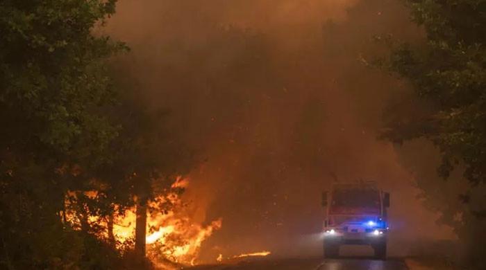 Wildfires force evacuations outside Bordeaux as wind stokes Spanish blazes