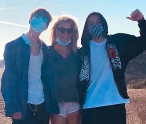 Britney Spears gets rare public support from son Jayden