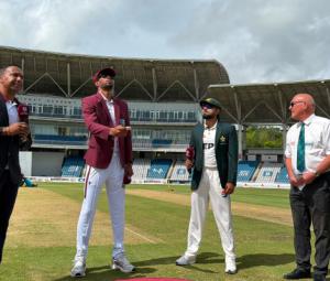 First Test: West Indies win toss, elect to bat first against Pakistan