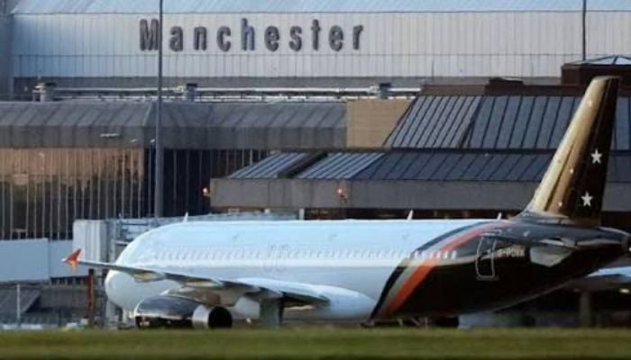 Manchester Airport flight intercepted by RAF after hoax call from Boston teen