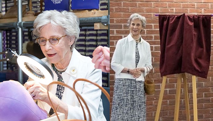 Duchess of Gloucester witnesses how 60 hour craft brings smiles to cancer patients