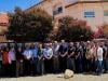 Prince Harry pictured with California's first responders for heartfelt discussion