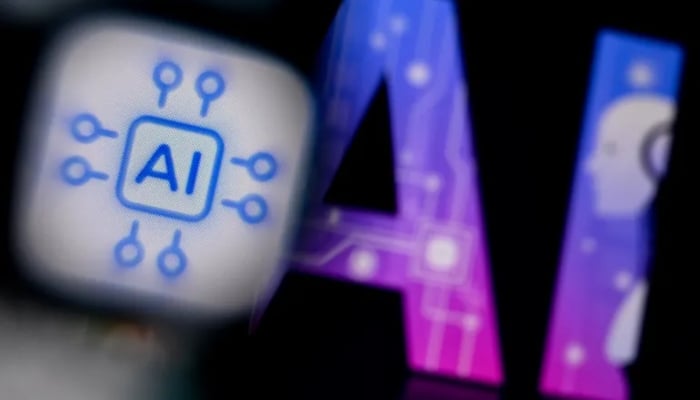 This image is a conceptual illustration representing Artificial Intelligence (AI) and automation. — AFP/File