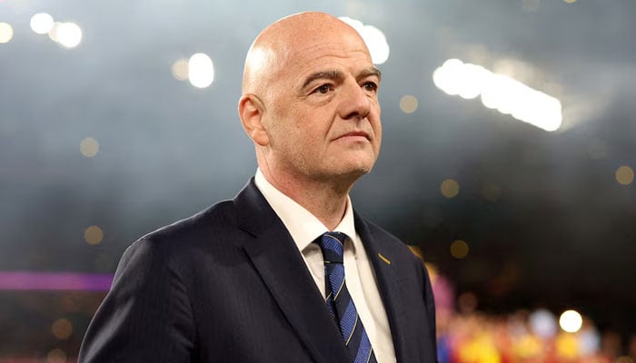 FIFA president Gianni Infantino is seen after Spain won the Womens World Cup final, Stadium Australia, Sydney, Australia - August 20, 2023. — Reuters