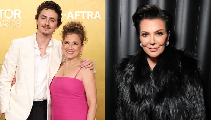 Timothée Chalamets mom reacts to Kris Jenners loss