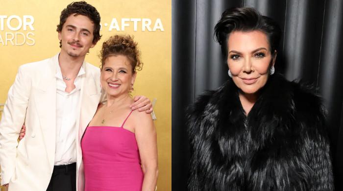 Timothée Chalamet's mom reacts to Kris Jenner's loss