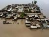 Flooding forces residents to flee homes by boat in Punjab