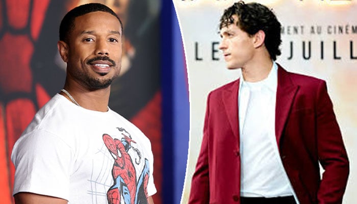 Michael B. Jordan interrupts Tom Holland during interview: Watch