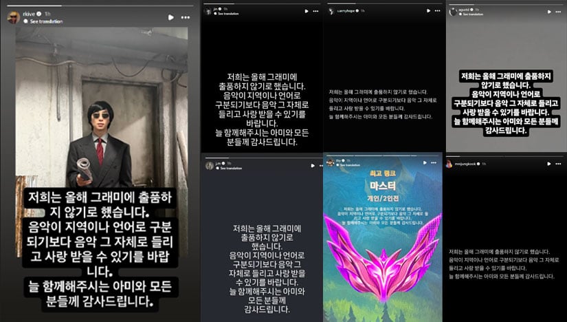 BTS Grammy decision sparks emotional reaction from fans
