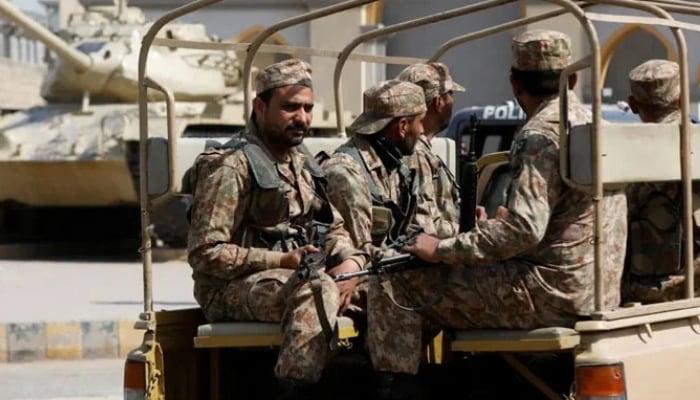 Pakistan Army personnel can be seen in this undated image. — Reuters/File