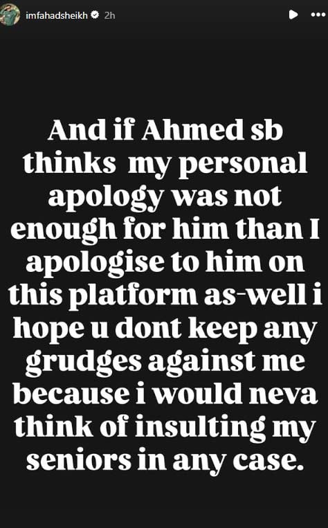 Fahad Sheikh denies ‘bullying Mohammed Ahmed after video goes viral