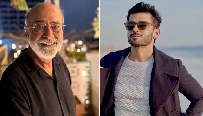 This collage shows veteran actor Syed Mohammed Ahmed (left) and Fahad Sheikh. — Instagram@SyedMohammedAhmed/imfahadsheikh