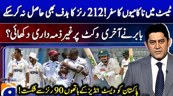 Pakistan's Test struggles continue with defeat against West Indies