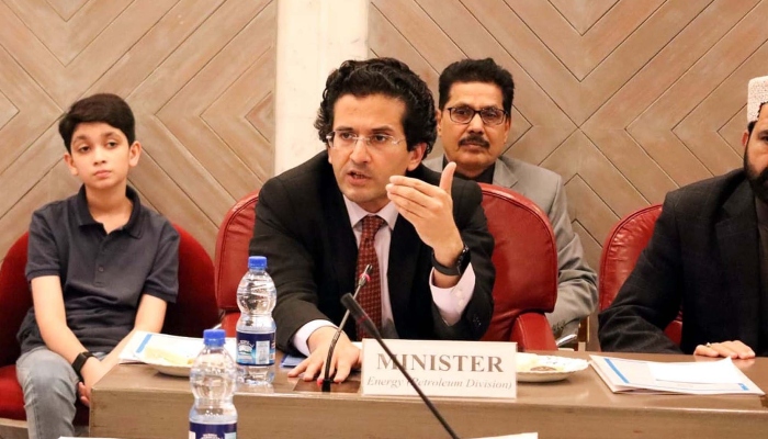 Federal Minister for Petroleum, Ali Pervaiz Malik briefs the National Assembly Standing Committee on Petroleum in Islamabad on Tuesday, January 6, 2026. — PPI
