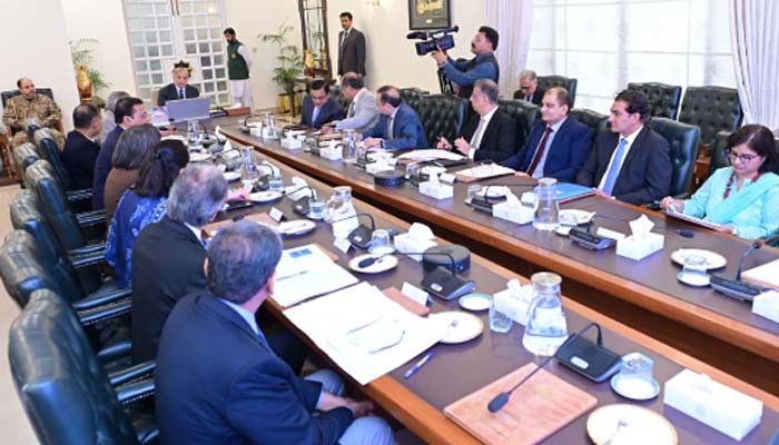 PM Shehbaz chairs meeting with WB delegation in Islamabad on July 31, 2026. — APP