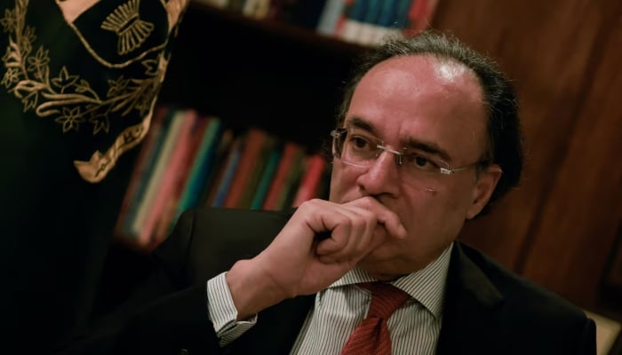 Finance Minister Muhammad Aurangzeb during a Reuters interview in Islamabad, June 15, 2026. — Reuters