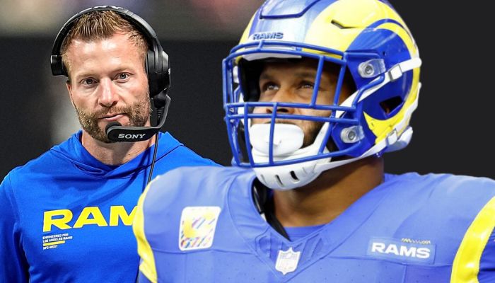 Aaron Donald trains with Rams as McVay confirms comeback is under consideration